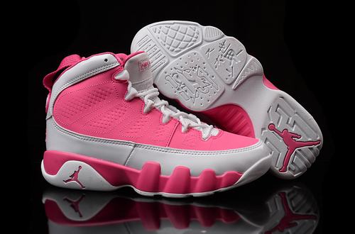 Air Jordan IX(9) Pink White Women-025